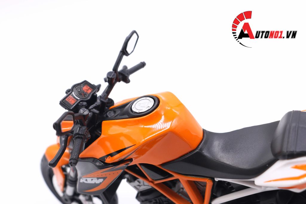 MÔ HÌNH XE KTM 1290 SUPER DUKE R ORANGE 1:12 MAISTO 5033