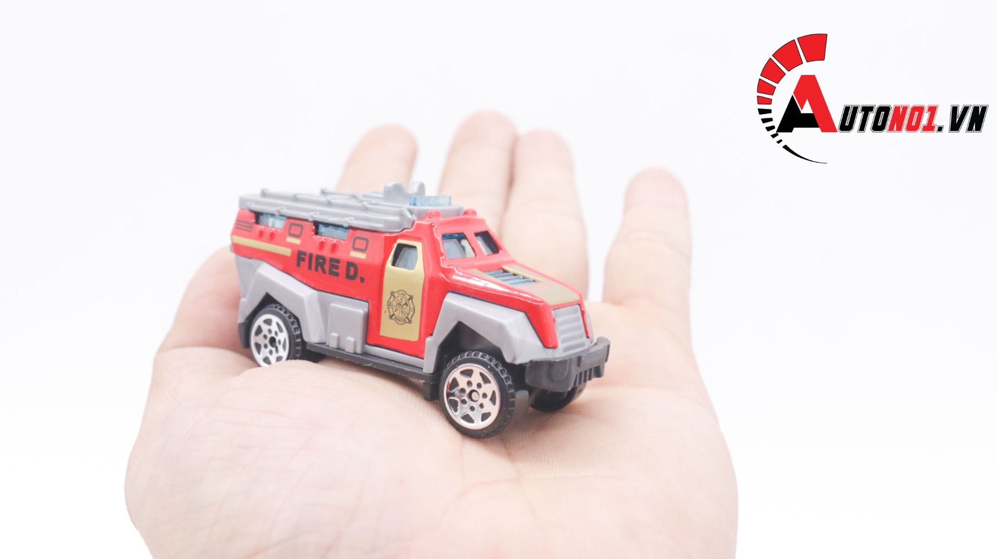  Đồ chơi vĩ xe mô hình kim loại 6 xe cứu hỏa nhiều mẫu tỉ lệ 1:64 diecast T010 