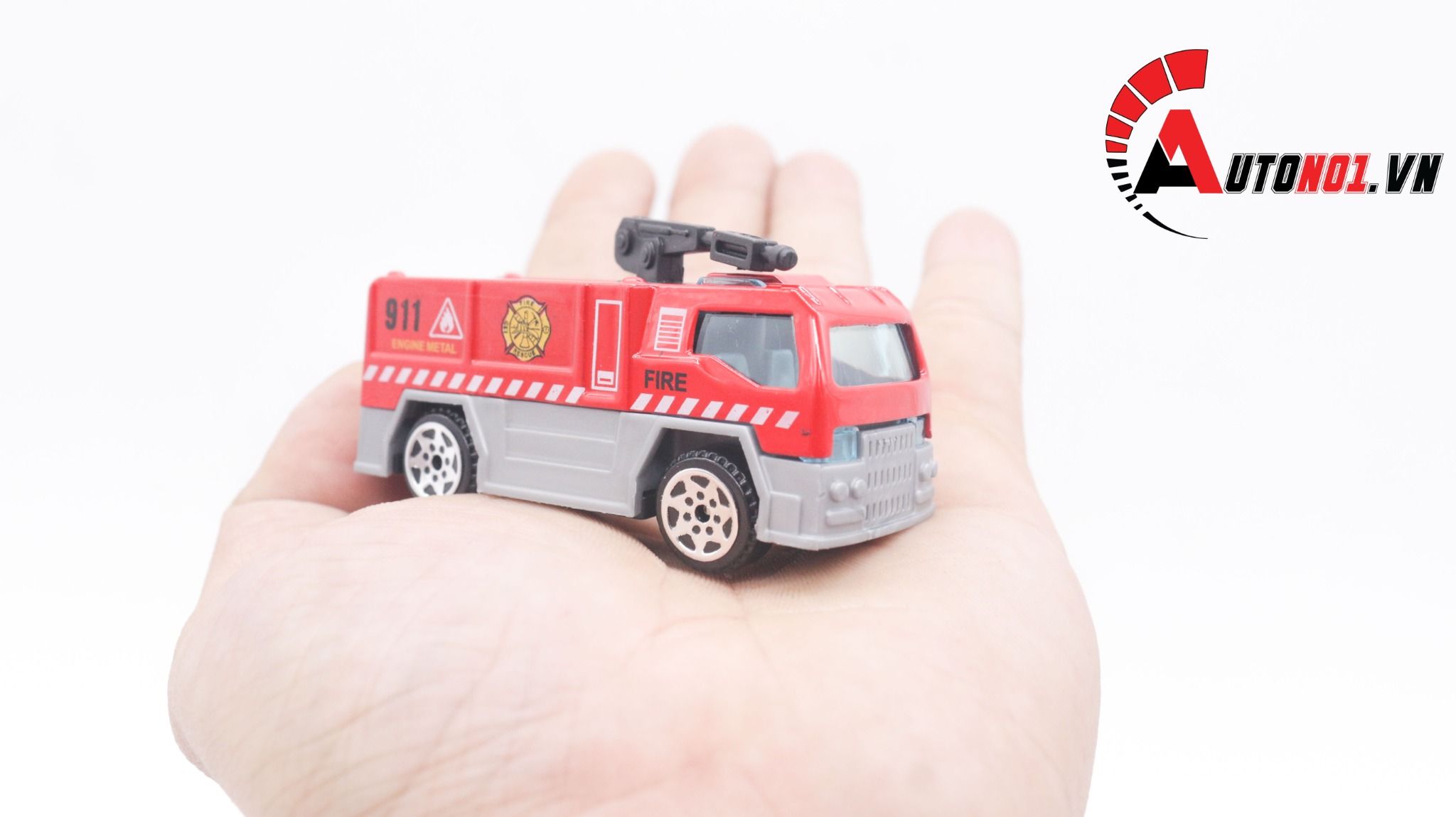  Đồ chơi vĩ xe mô hình kim loại 6 xe cứu hỏa nhiều mẫu tỉ lệ 1:64 diecast T010 