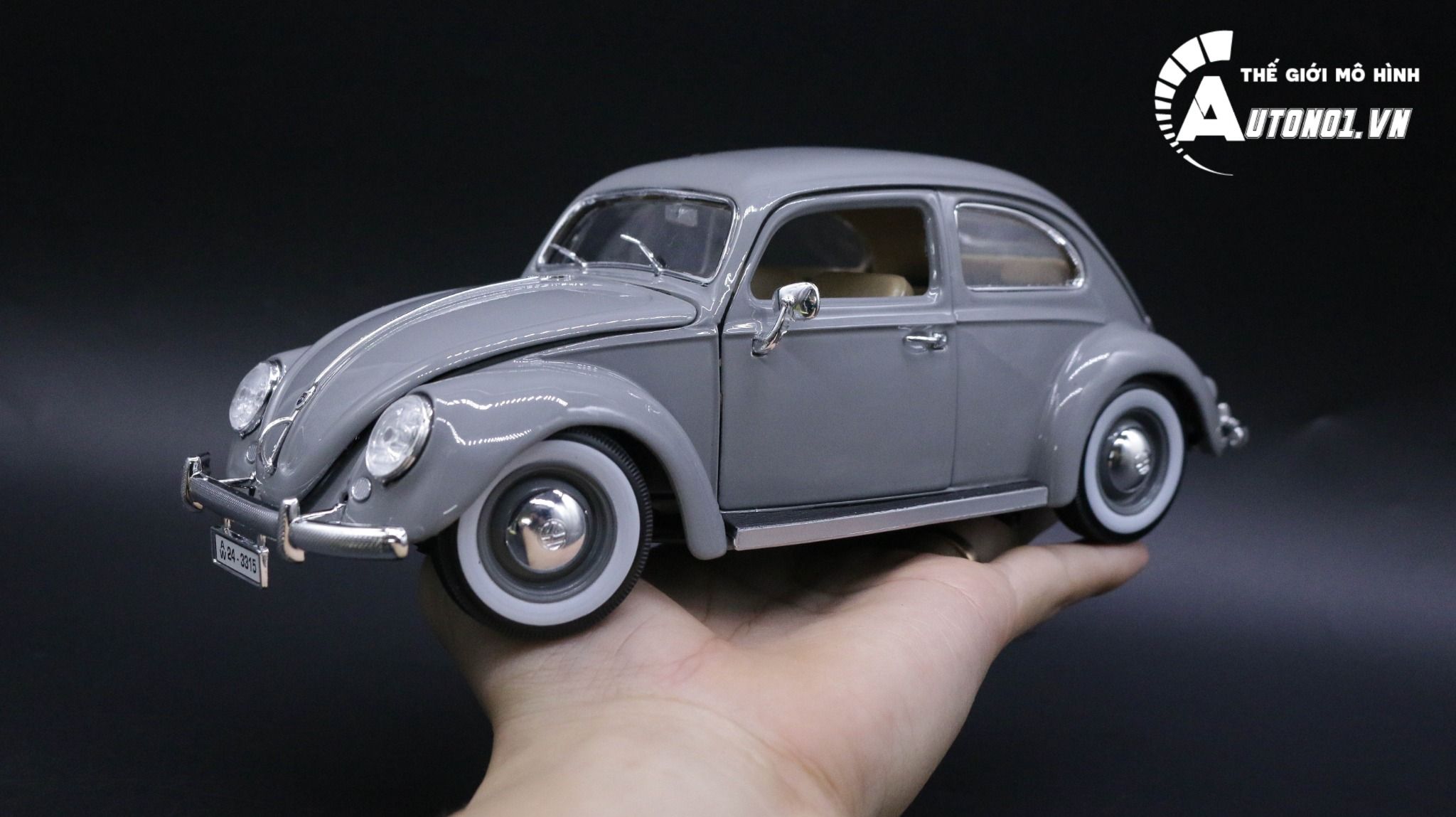  Mô hình xe Volkswagen 1955 Kafer Beetle 1:18 Bburago OT058 