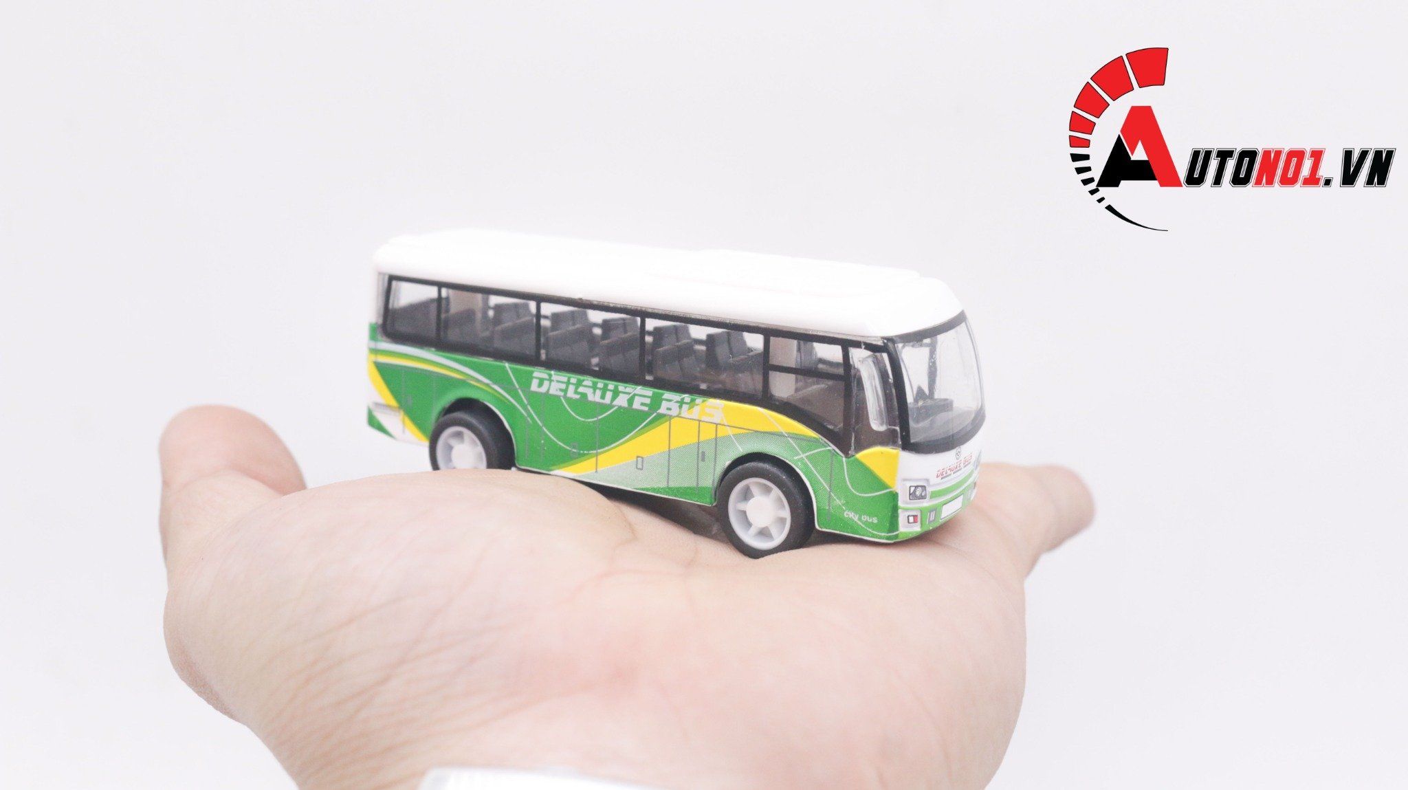  Đồ chơi vỉ xe mô hình kim loại 5 xe buýt tỉ lệ 1:64 diecast T005 