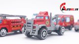  Đồ chơi vĩ xe mô hình kim loại 6 xe cứu hỏa nhiều mẫu tỉ lệ 1:64 diecast T010 