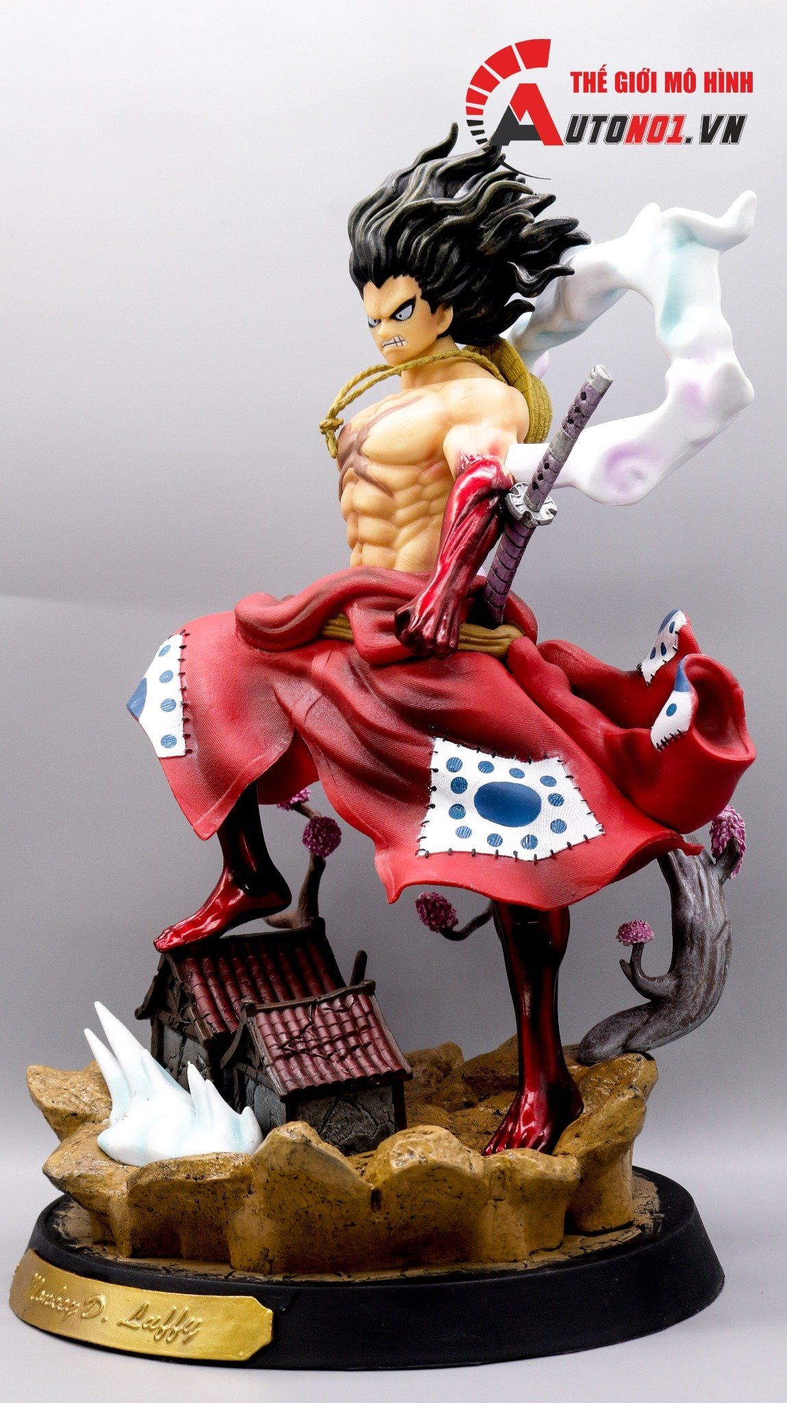  Mô hình nhân vật One Piece Luffy Wano 37cm 7552 