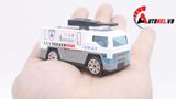  Đồ chơi vĩ xe mô hình kim loại 6 xe cảnh sát nhiều mẫu tỉ lệ 1:64 diecast model T009 