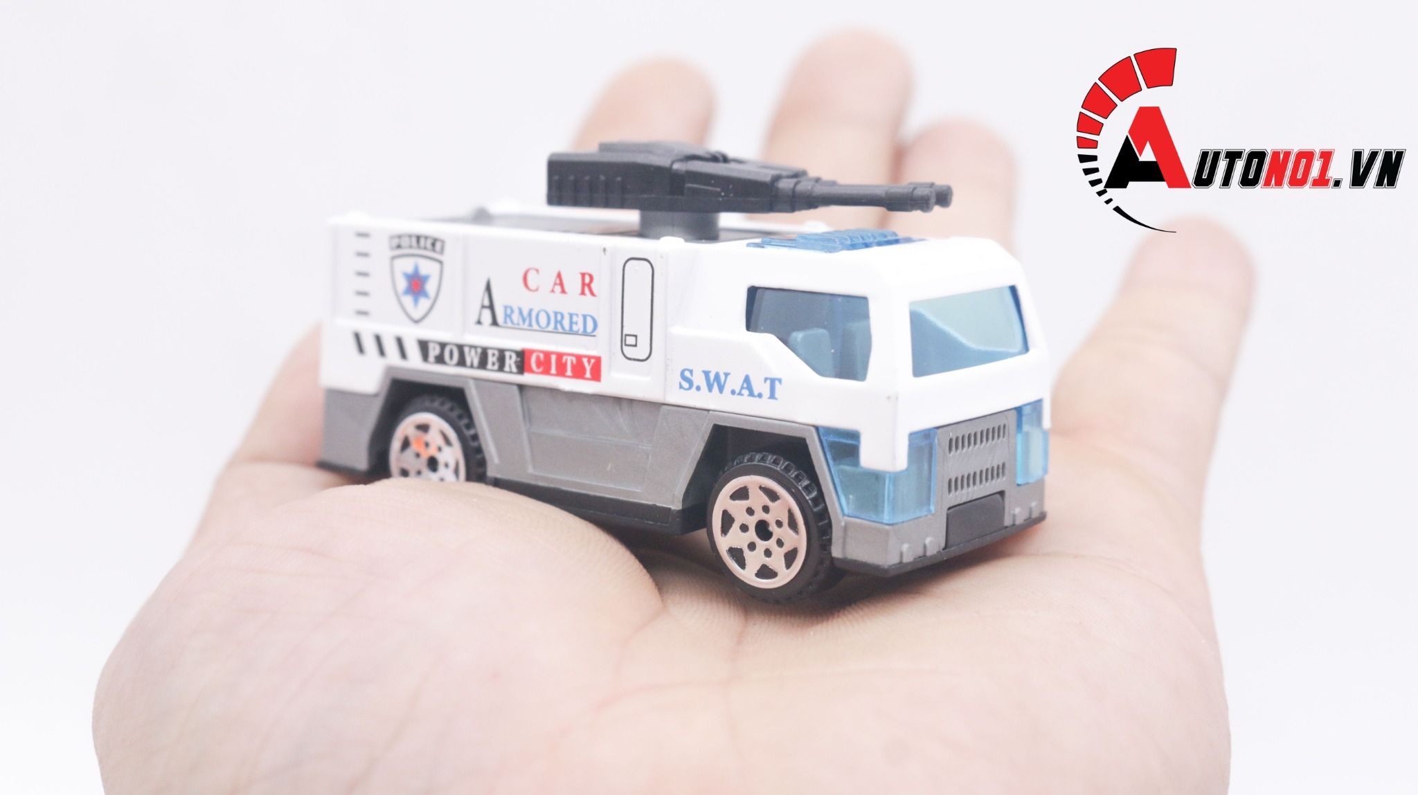  Đồ chơi vĩ xe mô hình kim loại 6 xe cảnh sát nhiều mẫu tỉ lệ 1:64 diecast model T009 