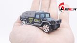  Đồ chơi vĩ xe mô hình kim loại 6 xe cảnh sát nhiều mẫu tỉ lệ 1:64 diecast model T009 