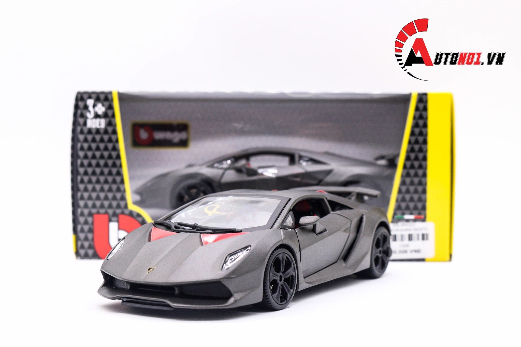  Mô hình xe Lamborghini Sesto Elemento đánh lái được 1:24 Bburago 1306 