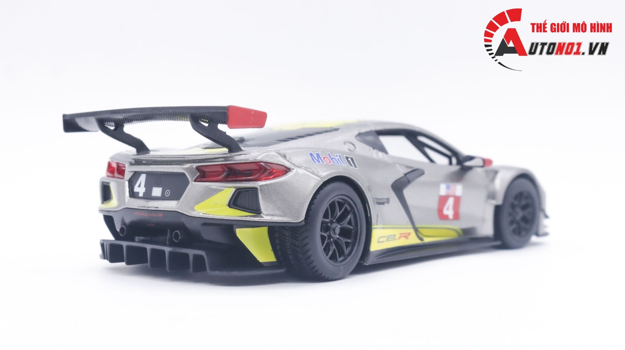  Mô hình xe ô tô Chevrolet Corvette C8 R 2020 tỉ lệ 1:24 BBurago OT252 