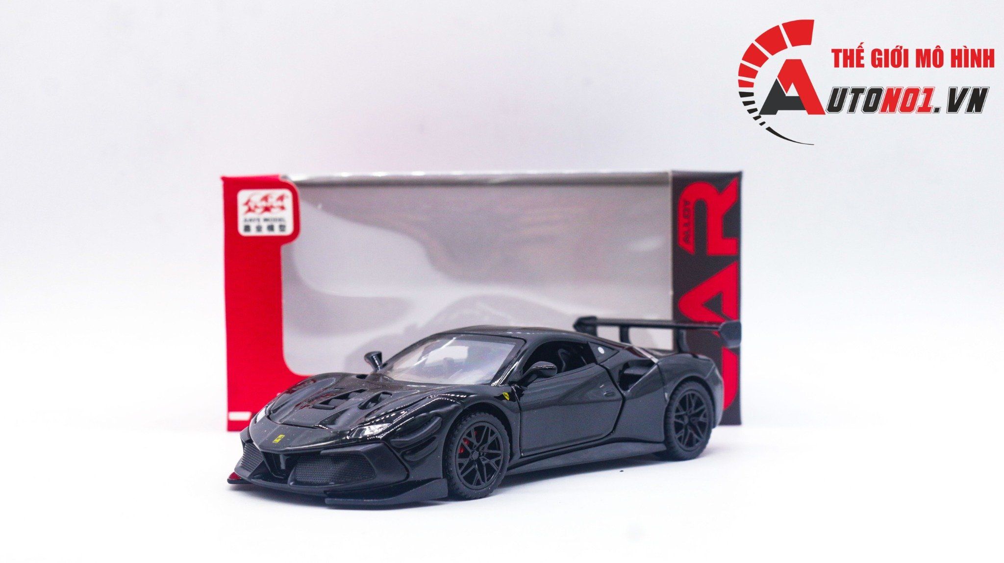  Mô hình xe Ferrari 488 Challenge EVO 2020 tỉ lệ 1:32 Jiaye model VB32743 8131 