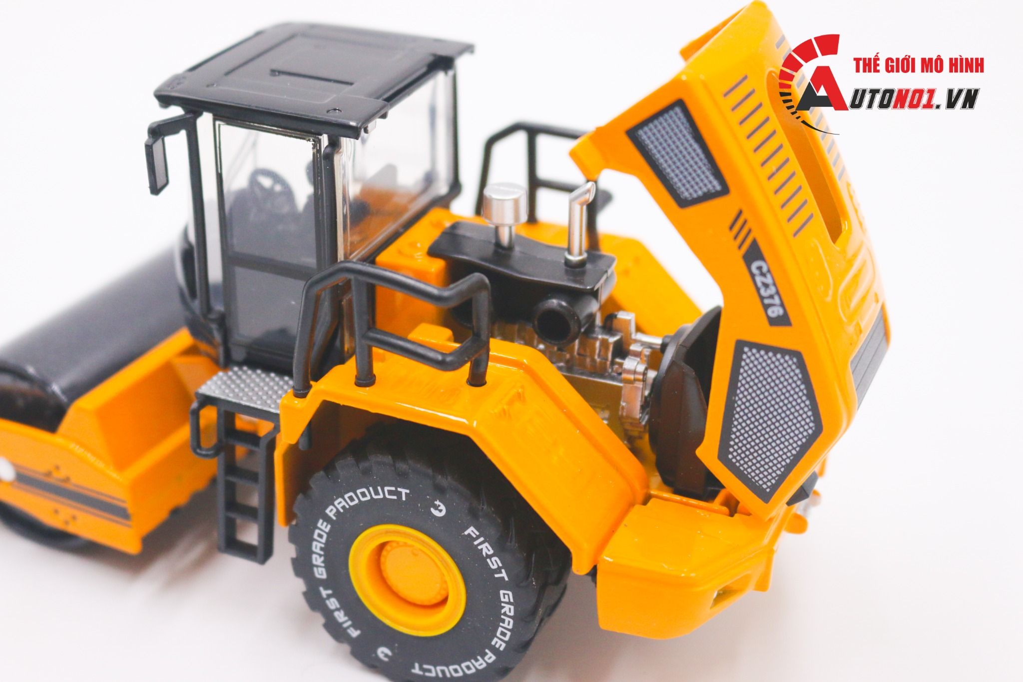  Mô hình xe lu tráng đường 1:50 Heavy Duty 8184 