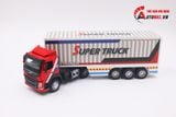  Mô hình xe tải container Volvo chở hàng 1:50 Diecast Metal 8183 