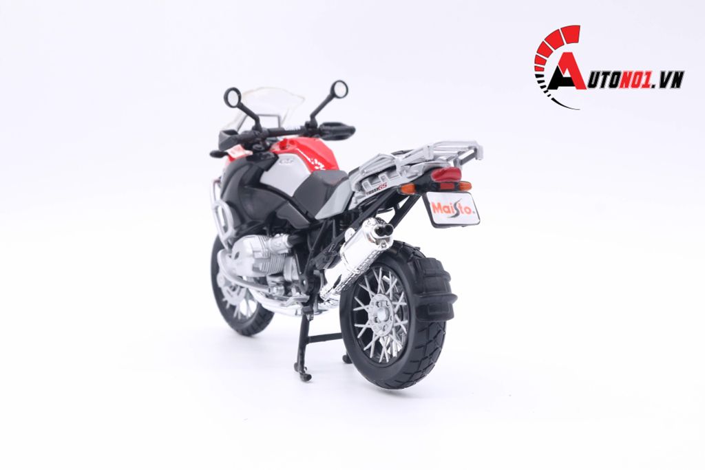 MÔ HÌNH BMW R1200GS RED BLACK 1:12 MAISTO 4530