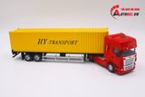  Mô hình xe tải container 1:50 huayi alloy 7648 