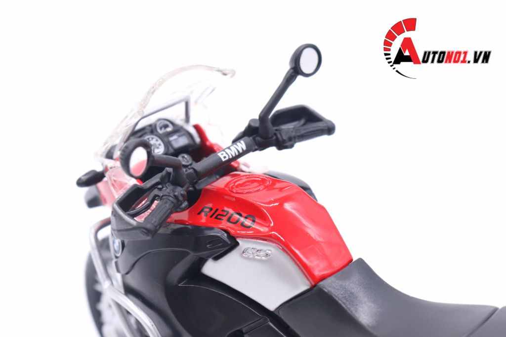 MÔ HÌNH BMW R1200GS RED BLACK 1:12 MAISTO 4530
