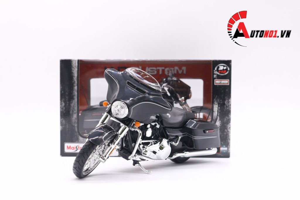 MÔ HÌNH XE HARLEY DAVIDSON 2015 STREET GLIDE SPECIAL BLACK 1:12 MAISTO 1783