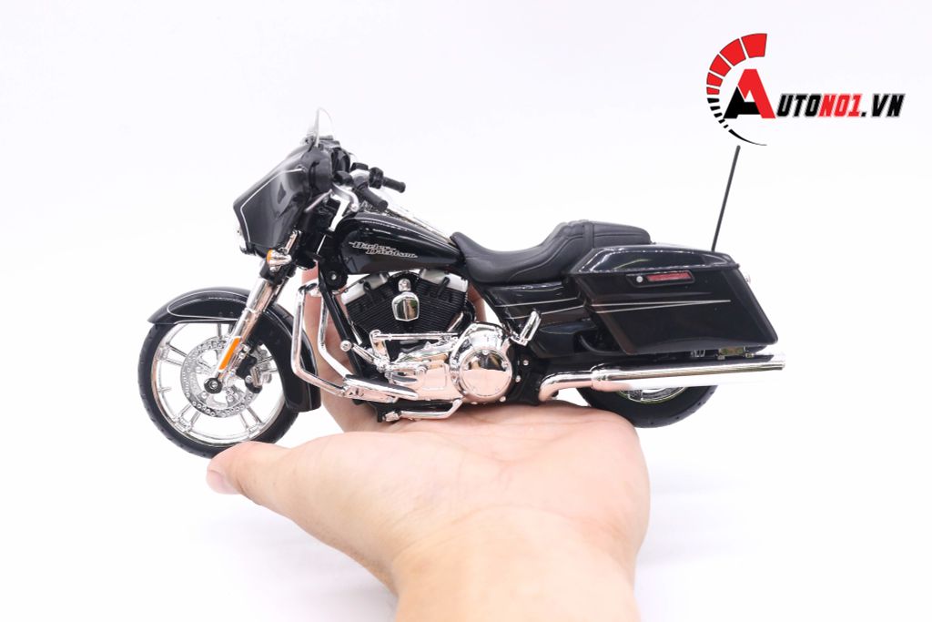 MÔ HÌNH XE HARLEY DAVIDSON 2015 STREET GLIDE SPECIAL BLACK 1:12 MAISTO 1783