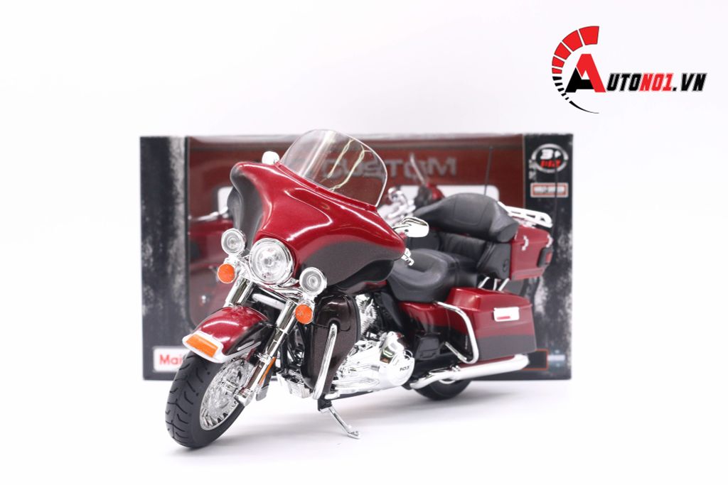 MÔ HÌNH XE HARLEY DAVIDSON FLHTK ELECTRA GLIDE ULTRA LIMITED RED 2013 1:12 MAISTO 5803