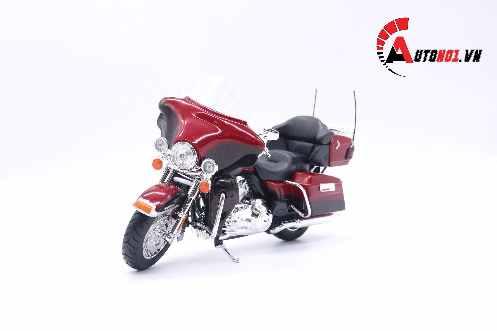  Mô hình xe Harley Davidson flhtk electra glide ultra limited red 2013 1:12 Maisto MT038 