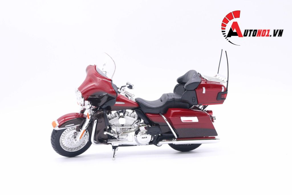 MÔ HÌNH XE HARLEY DAVIDSON FLHTK ELECTRA GLIDE ULTRA LIMITED RED 2013 1:12 MAISTO 5803