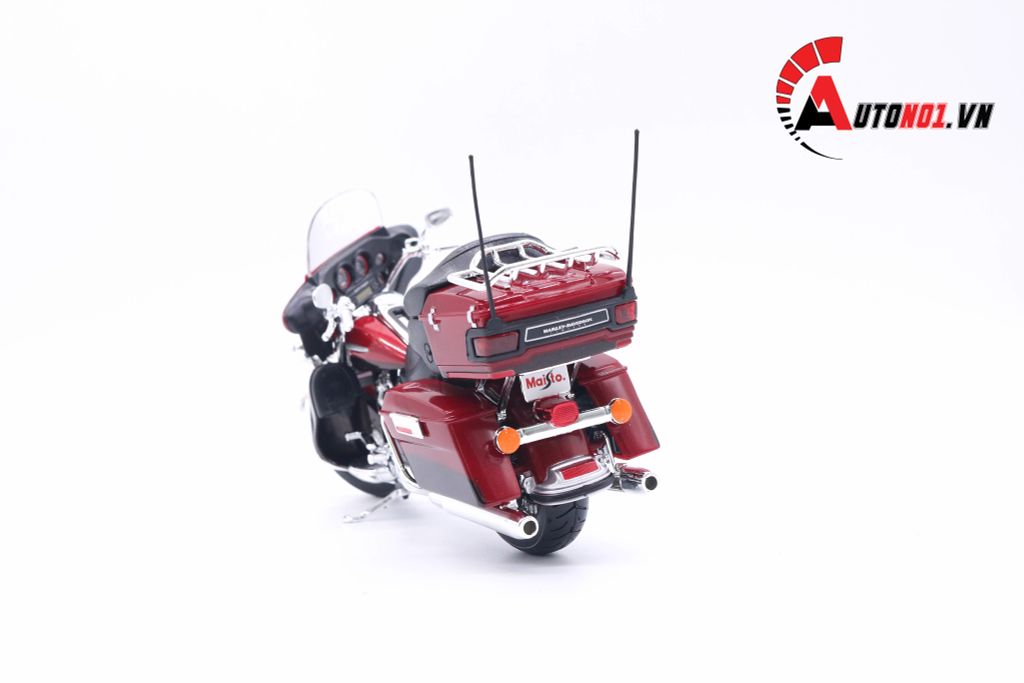 MÔ HÌNH XE HARLEY DAVIDSON FLHTK ELECTRA GLIDE ULTRA LIMITED RED 2013 1:12 MAISTO 5803