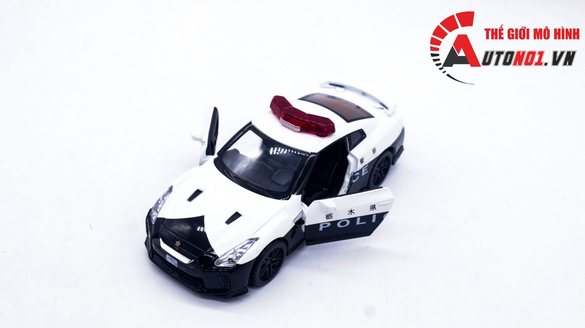  Mô hình xe Nissan GTR 50 police japan tỉ lệ 1:32 caipo 31453 BU OT274 