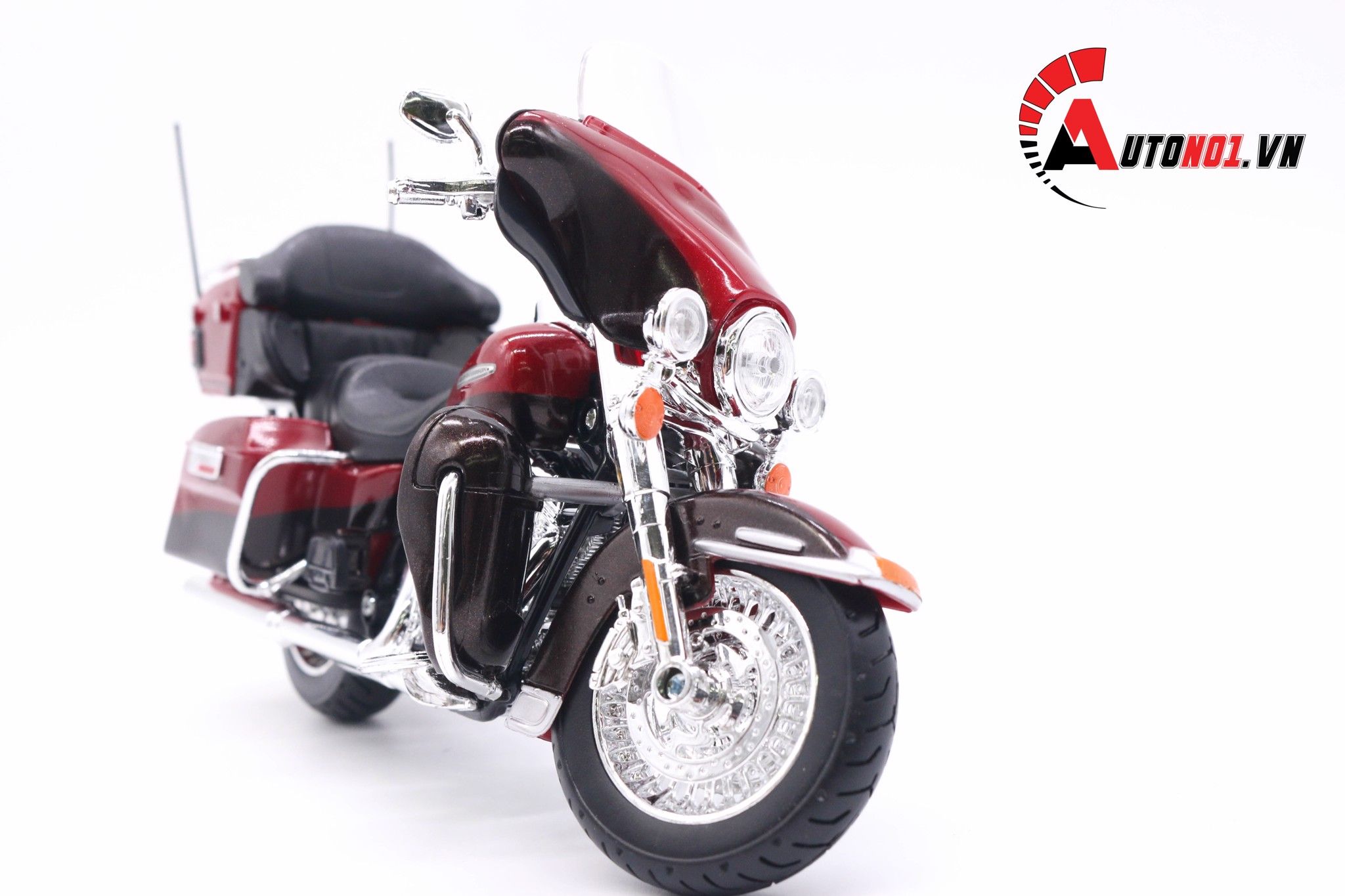  Mô hình xe Harley Davidson flhtk electra glide ultra limited red 2013 1:12 Maisto MT038 