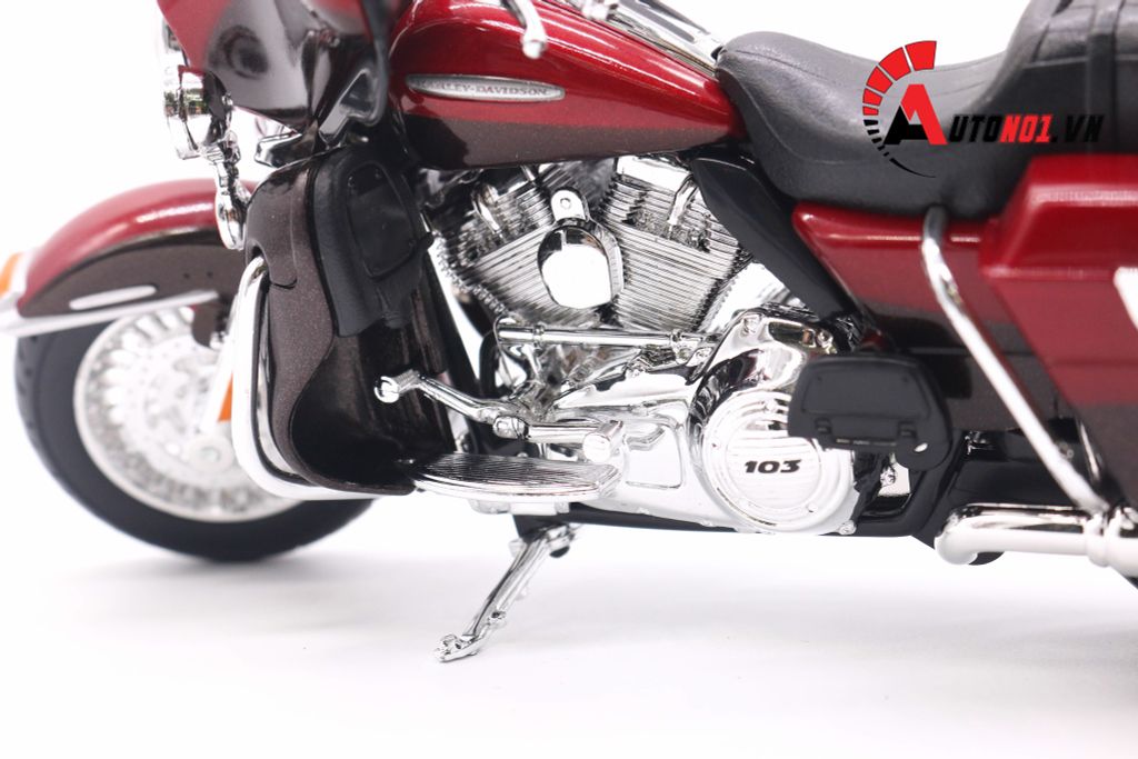 MÔ HÌNH XE HARLEY DAVIDSON FLHTK ELECTRA GLIDE ULTRA LIMITED RED 2013 1:12 MAISTO 5803