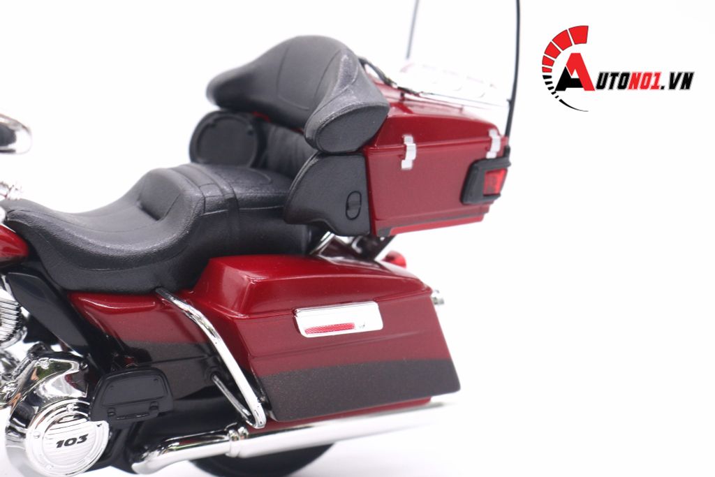 MÔ HÌNH XE HARLEY DAVIDSON FLHTK ELECTRA GLIDE ULTRA LIMITED RED 2013 1:12 MAISTO 5803