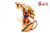  Mô hình nhân vật Dragonball Songoku Super Saiyan 3 và Rồng thần 20cm FG169 