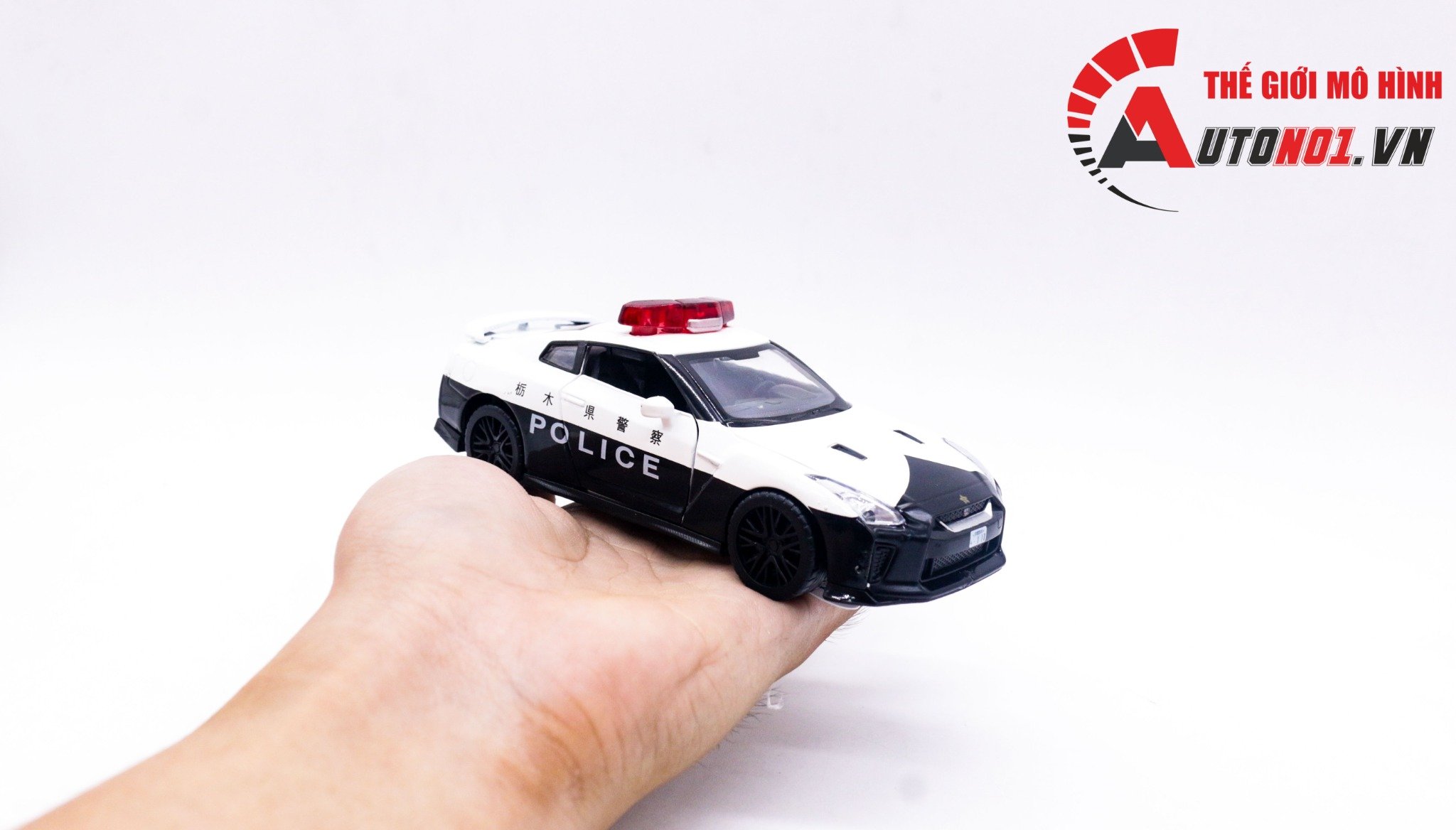  Mô hình xe Nissan GTR 50 police japan tỉ lệ 1:32 caipo 31453 BU OT274 