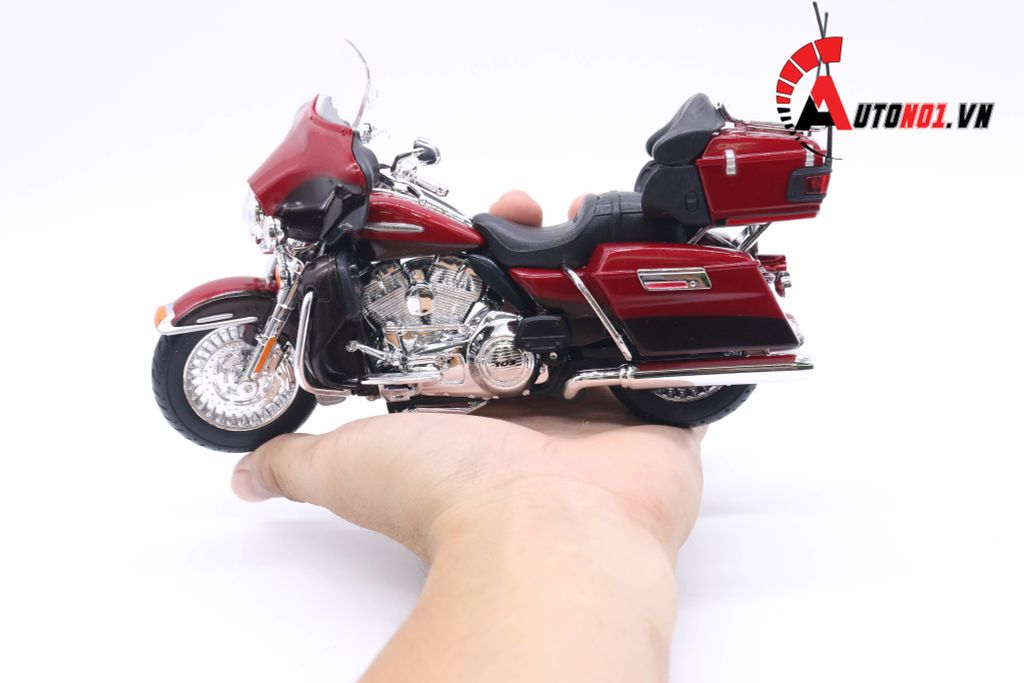 MÔ HÌNH XE HARLEY DAVIDSON FLHTK ELECTRA GLIDE ULTRA LIMITED RED 2013 1:12 MAISTO 5803