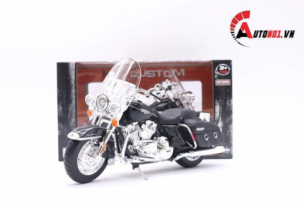 MÔ HÌNH XE HARLEY DAVIDSON FLHRC ROAD KING CLASSIC BLACK 2013 1:12 MAISTO 32322 5804