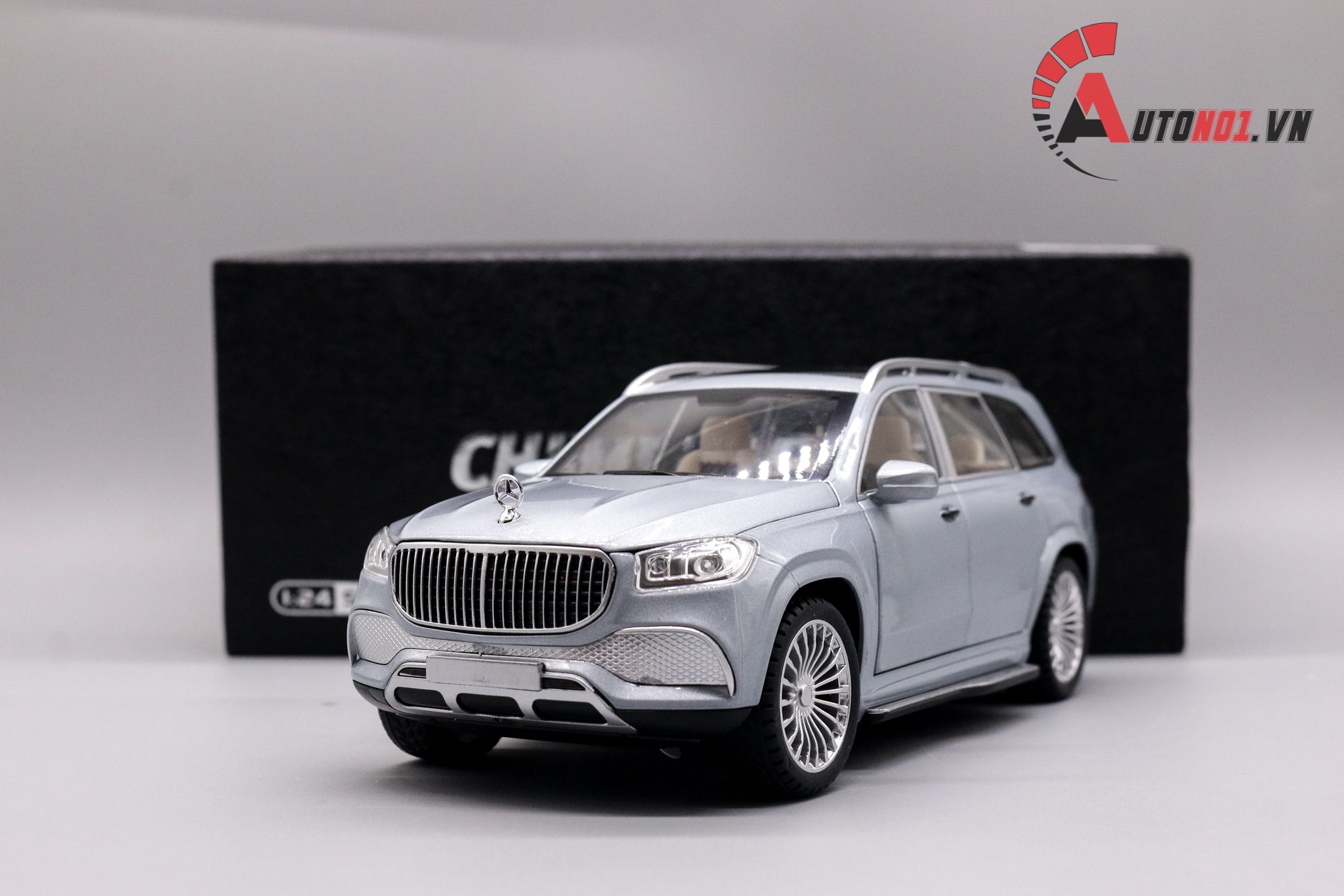  Mô hình xe Mercedes Maybach Gls600 1:24 Chimei 7516 