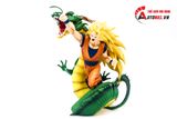  Mô hình nhân vật Dragonball Songoku Super Saiyan 3 và Rồng thần 20cm FG169 