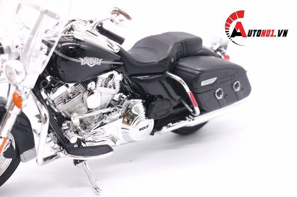 MÔ HÌNH XE HARLEY DAVIDSON FLHRC ROAD KING CLASSIC BLACK 2013 1:12 MAISTO 32322 5804