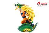  Mô hình nhân vật Dragonball Songoku Super Saiyan 3 và Rồng thần 20cm FG169 