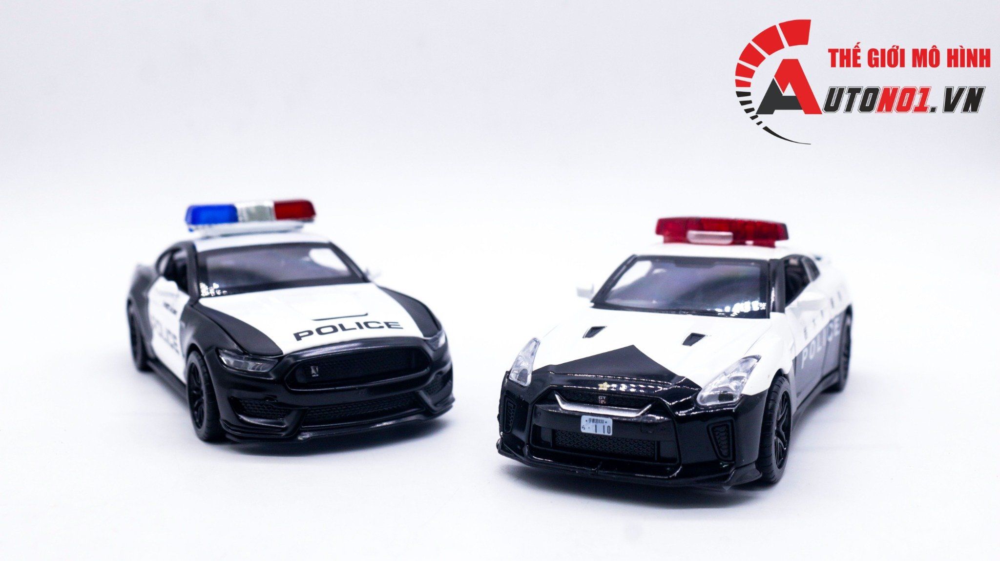  Mô hình xe Nissan GTR 50 police japan tỉ lệ 1:32 caipo 31453 BU OT274 