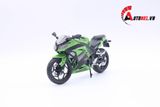  Mô hình xe mô tô Kawasaki Ninja 250 tỉ lệ 1:12 Automax 5796 