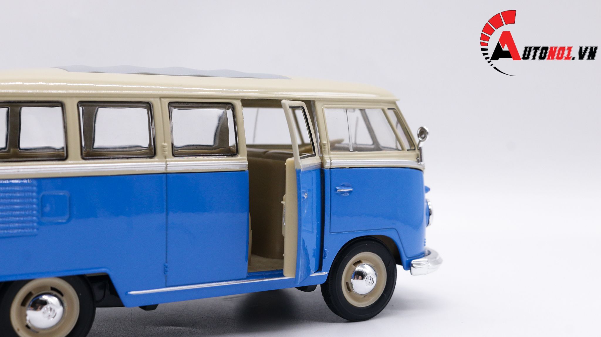  Mô hình xe Volkswagen T1 Bus 1963 1:24 Welly 7823 