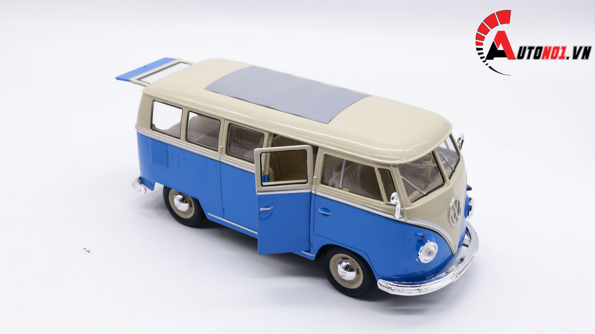  Mô hình xe Volkswagen T1 Bus 1963 1:24 Welly 7823 