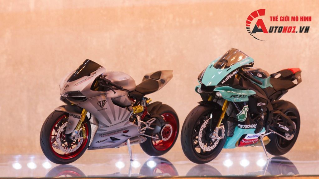 MÔ HÌNH XE YAMAHA YZF R1M PETRONAS 1:12 TAMIYA D082