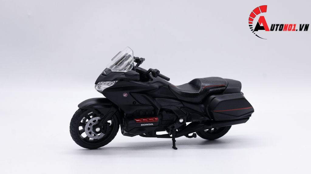 MÔ HÌNH XE HONDA GOLDWING BLACK 1:18 WELLY 7820