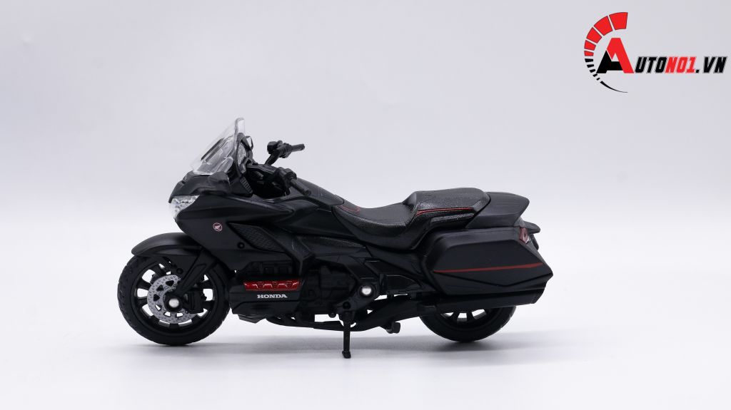 MÔ HÌNH XE HONDA GOLDWING BLACK 1:18 WELLY 7820