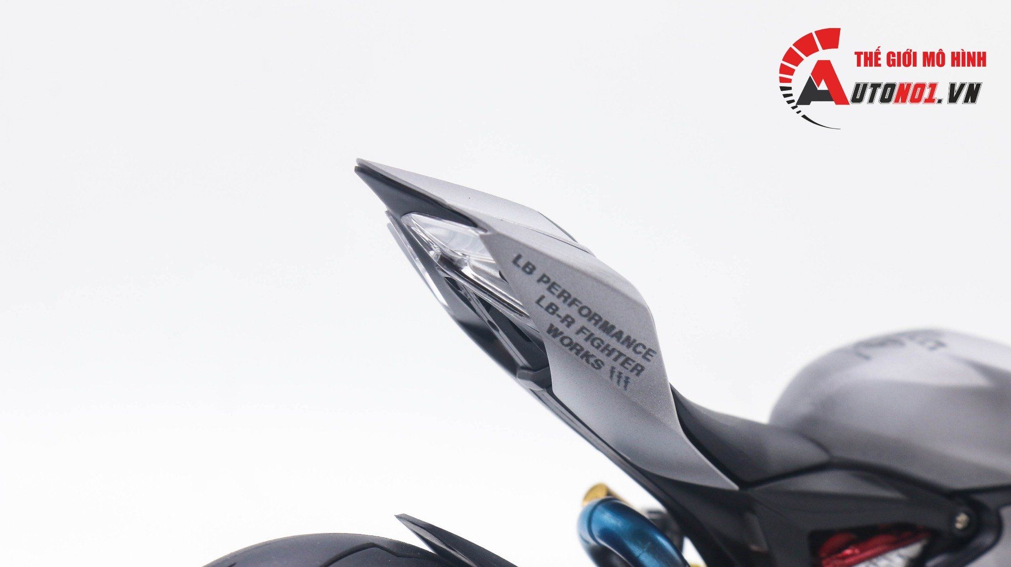  Mô hình xe cao cấp Ducati 1199 Panigale Custom Decal Liberty walk Performance nồi khô 1:12 Tamiya D034 