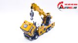  Mô hình xe cần cẩu sắt có đèn và âm thanh bằng hợp kim tỉ lệ 1:50 Jiaye model VB50113 OT280 