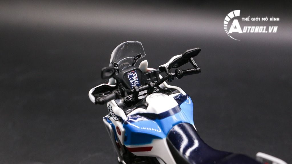 MÔ HÌNH XE HONDA AFRICA TWIN ADVENTURE WHITE 1:18 BBURAGO 7815