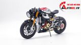  Mô hình xe cao cấp Ducati 1199 Panigale Cafe Racer Grey Red cao cấp nồi khô ghi đông mâm căm 1:12 Tamiya D201 