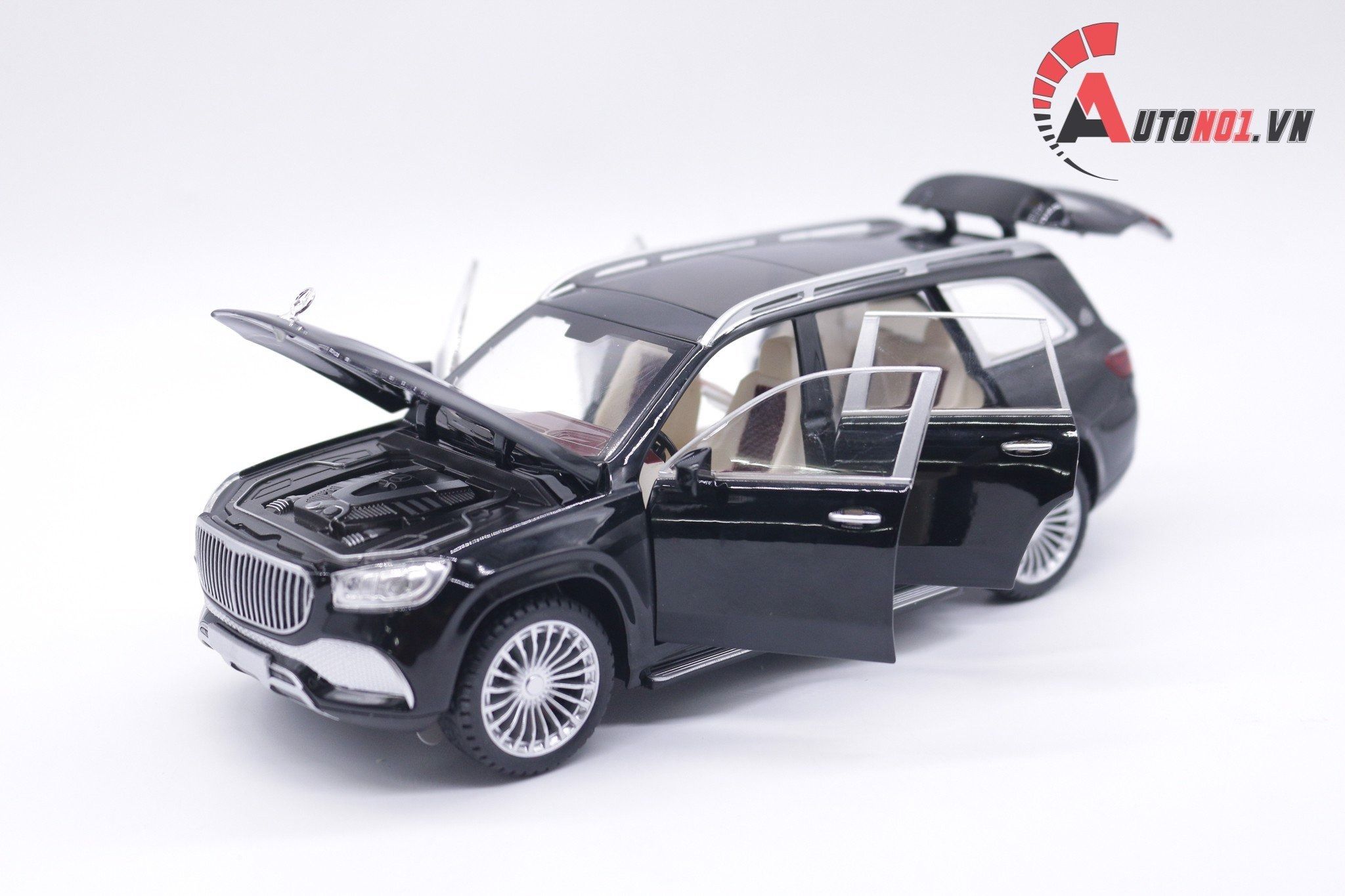  Mô hình xe Mercedes Maybach Gls600 1:24 Chimei 7516 