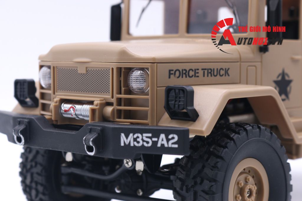 MÔ HÌNH XE ĐIỀU KHIỂN QUÂN SỰ FORCE TRUCK YELLOW CAMERA 4WD 1:16 6799