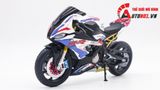  Mô hình xe độ Bmw S1000rr Frances Blue Red White tỉ lệ 1:12 Autono1 Welly D226F 